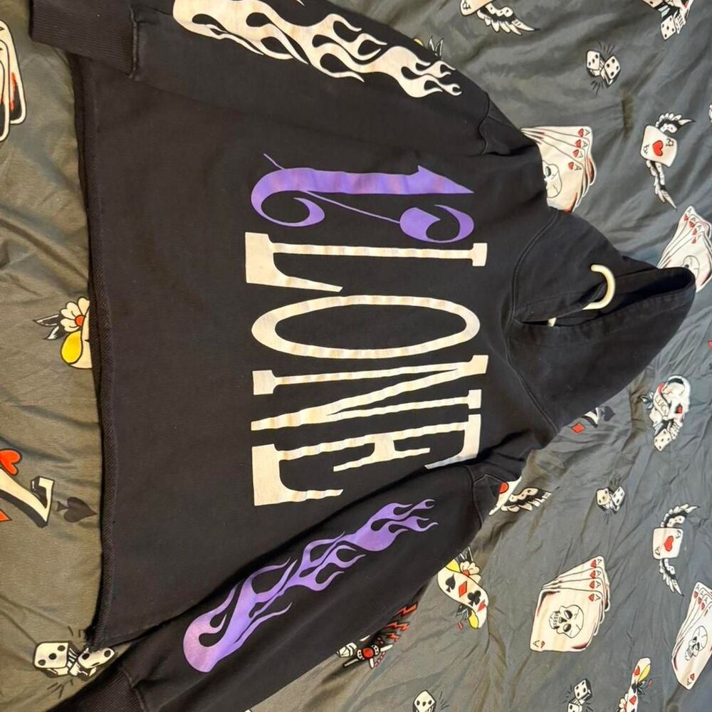 Vlone Men's Black and Navy Jacket